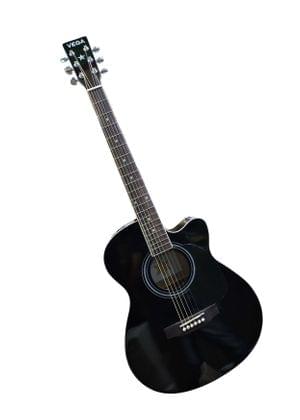 Vega VG40BK 40 Inch Linden Wood Acoustic Guitar